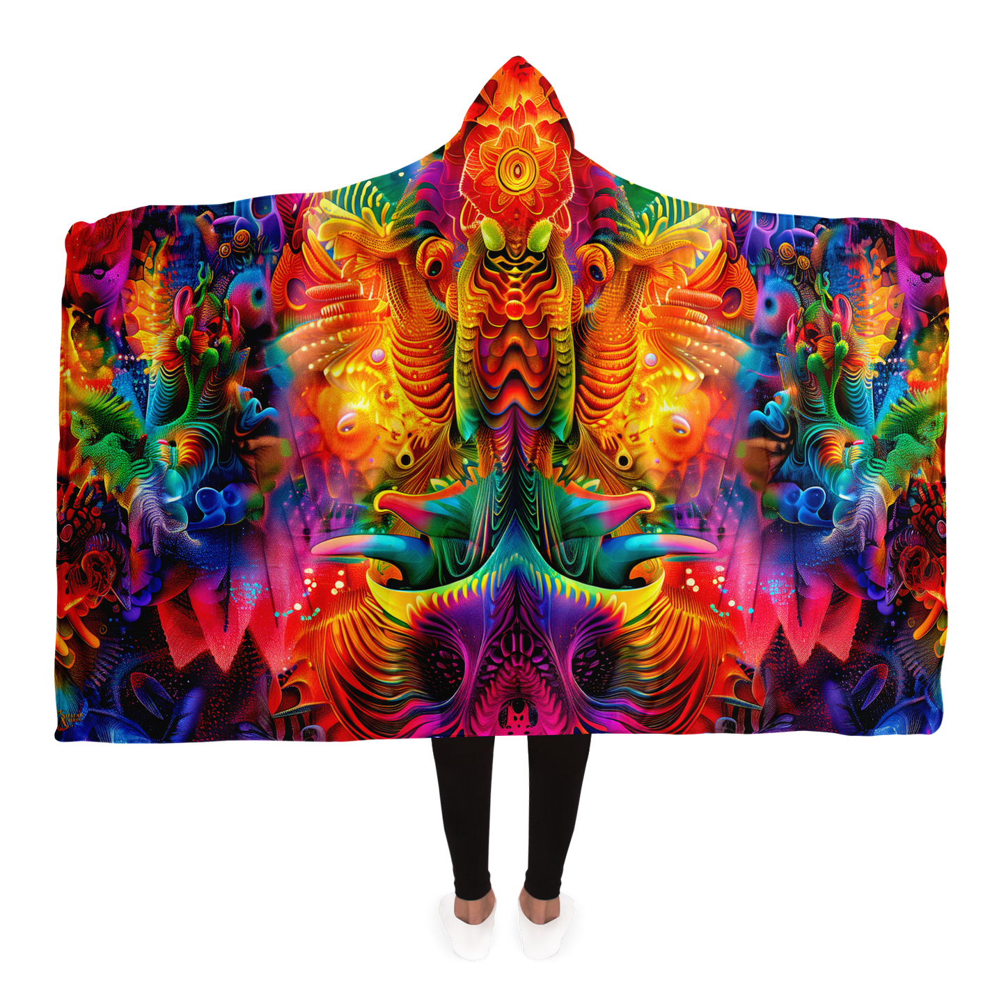 A Journey Through Dimensions - Hooded blanket