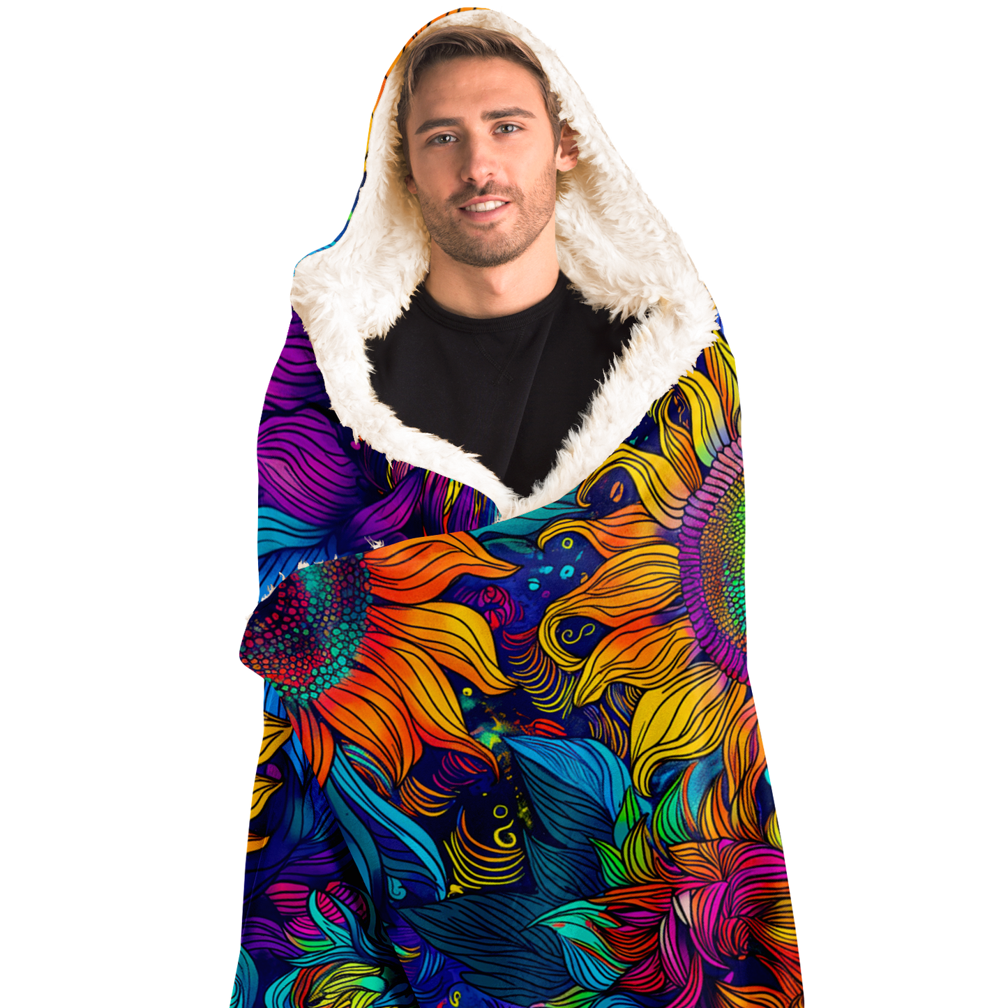 Sunflower Dream - Hooded blanket