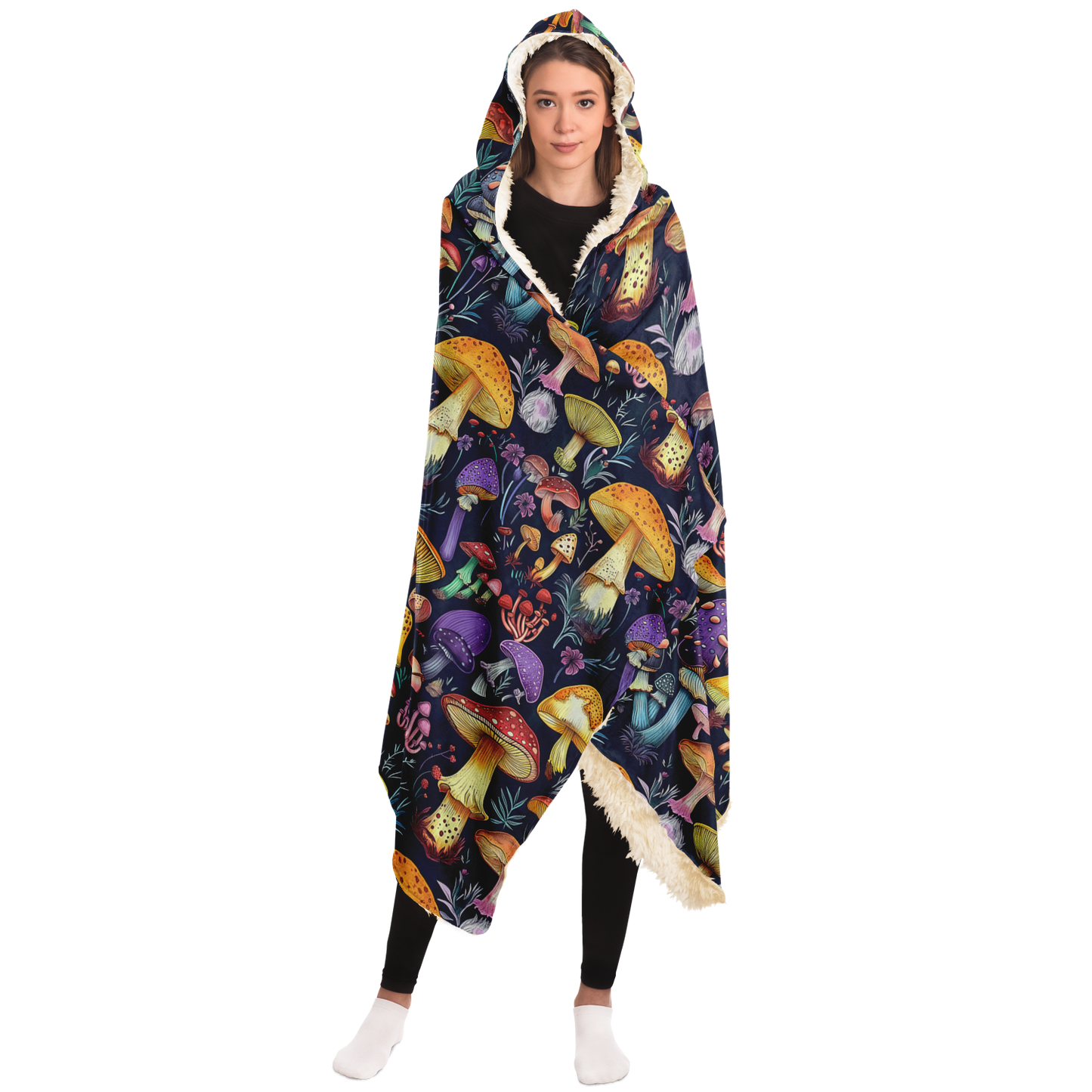 Mushroom Magic - Hooded blanket