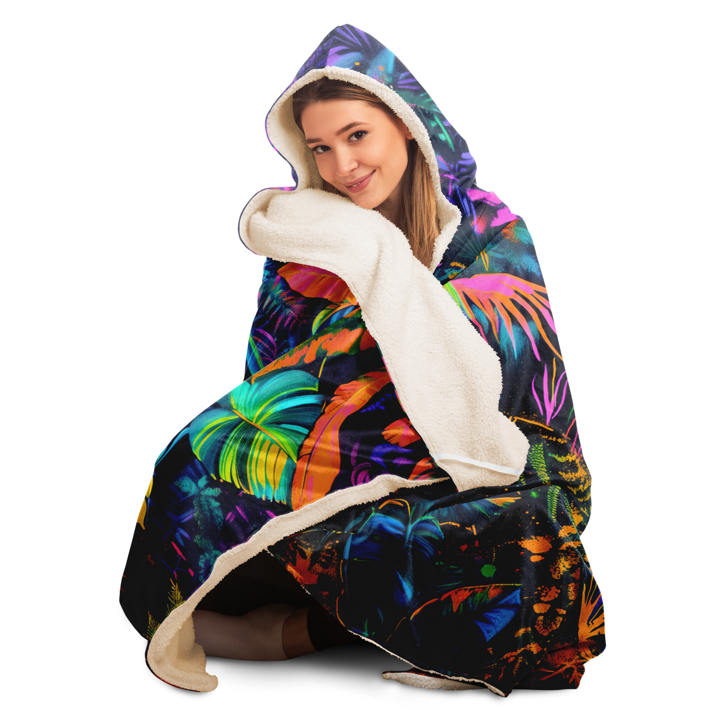 Acid Rainforest - Hooded blanket