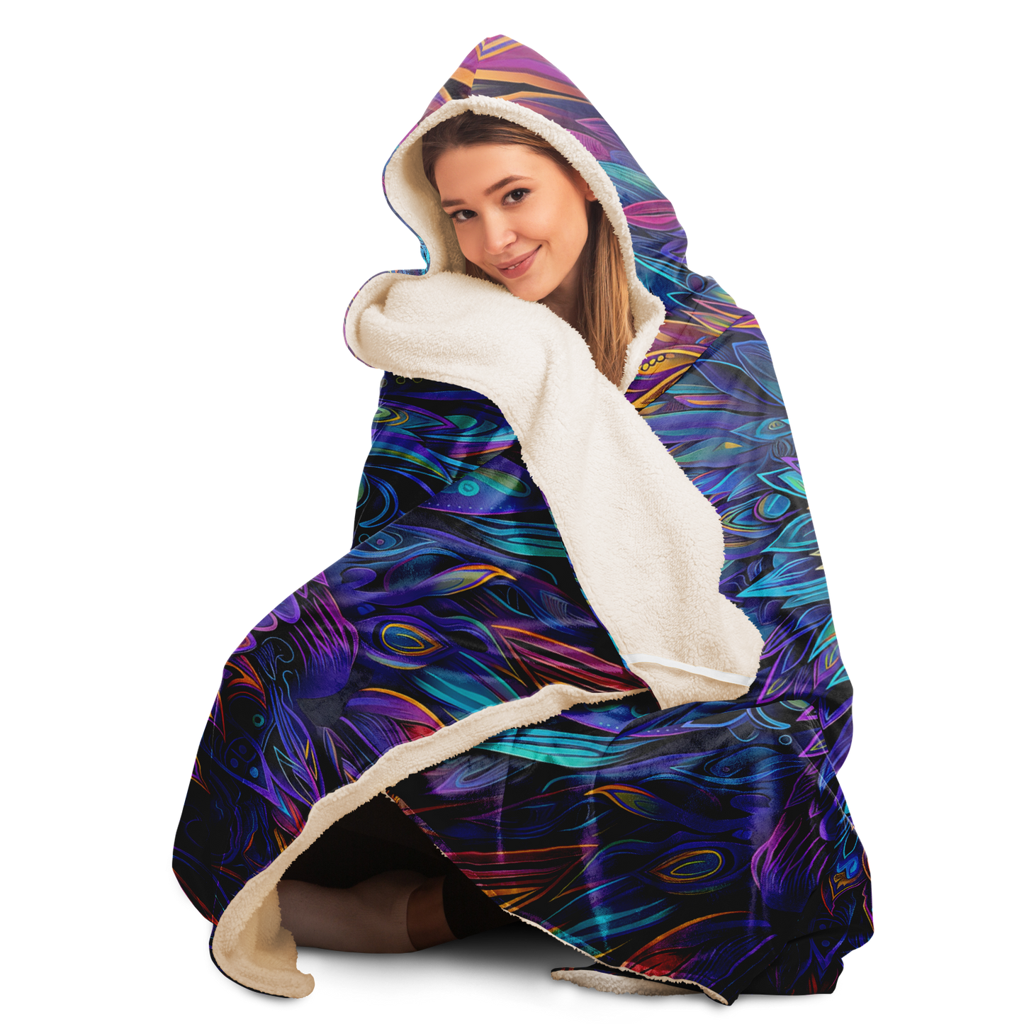 Guardian Owl - Hooded blanket