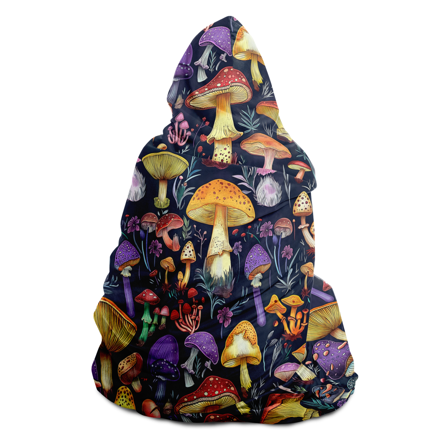 Mushroom Magic - Hooded blanket