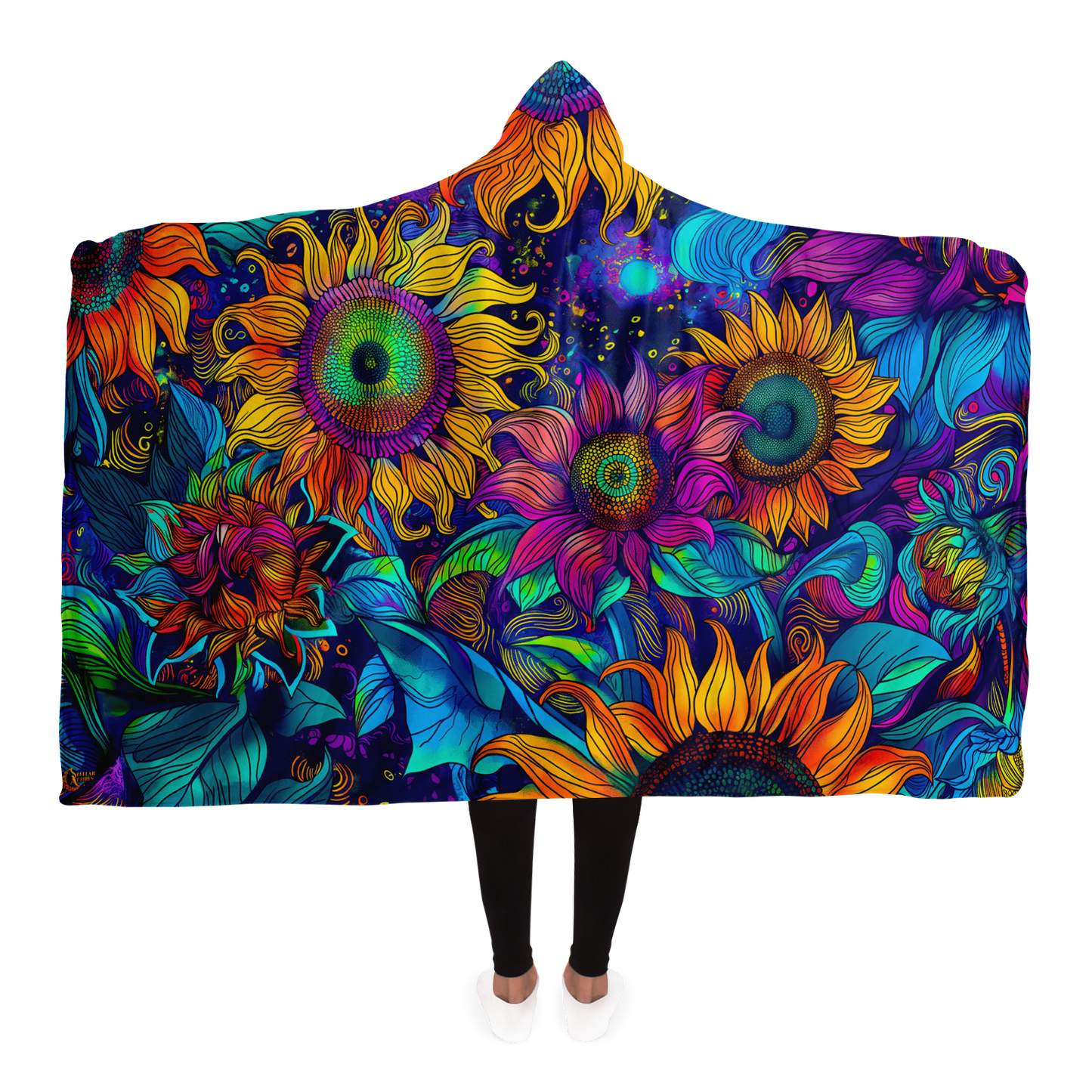 Sunflower Dream - Hooded blanket