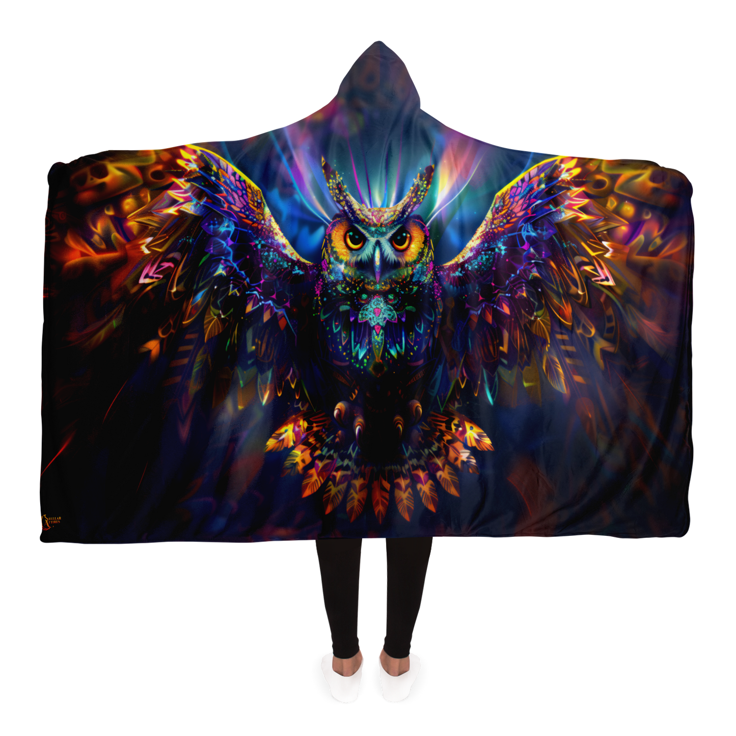 Psycho Owl - Hooded blanket