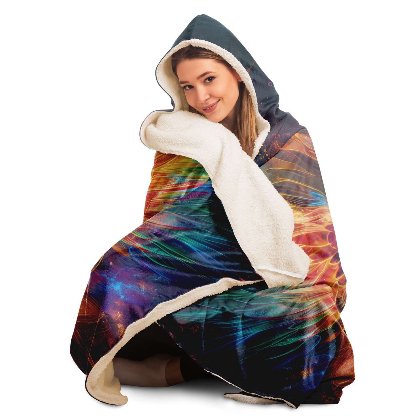 Interdimensional Phoenix - Hooded blanket