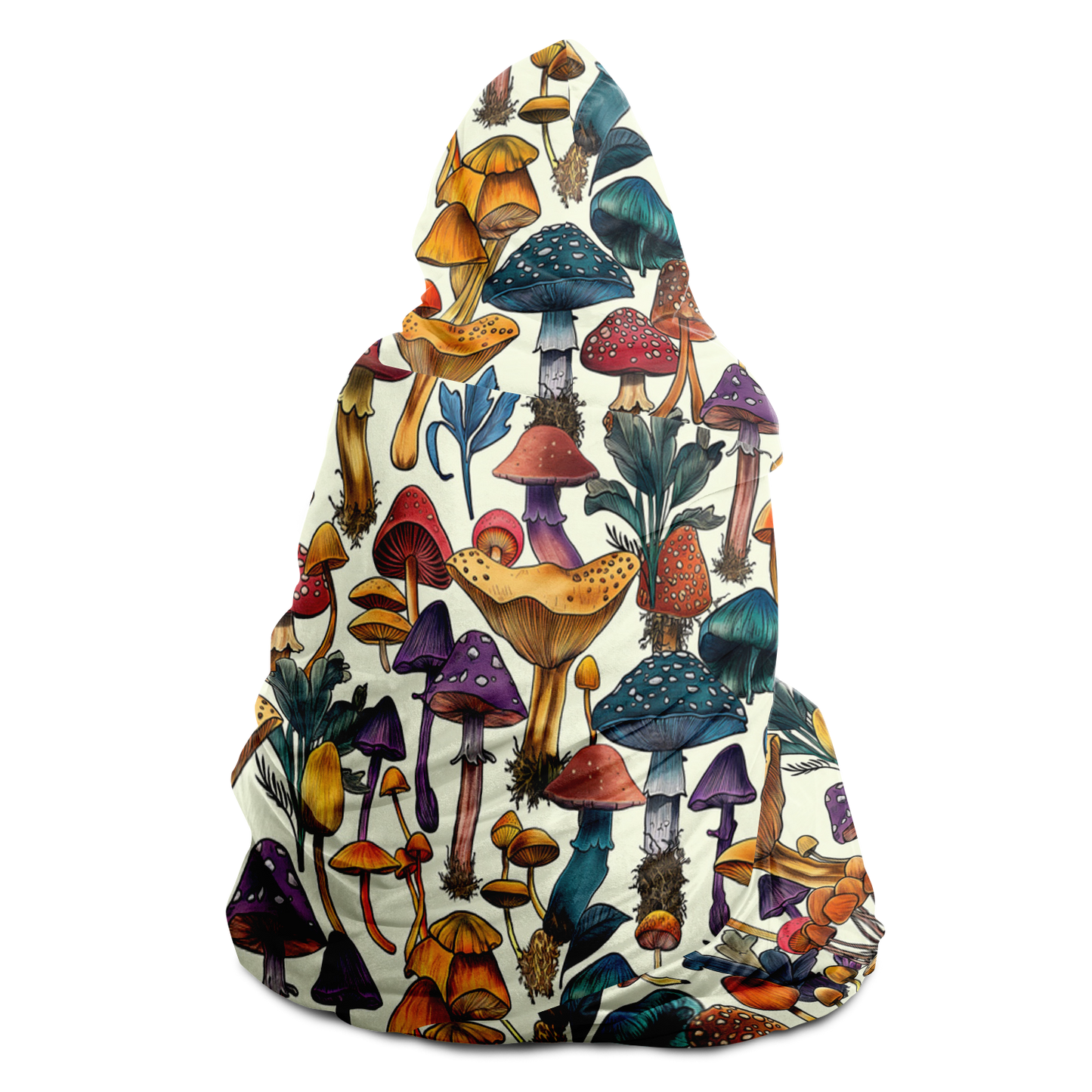 Mushroom Magic Light - Hooded blanket