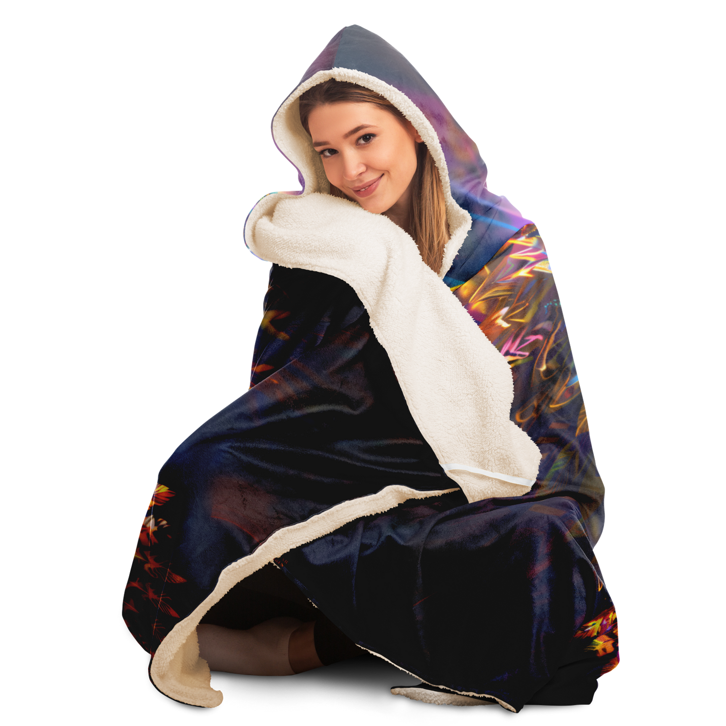 Psycho Owl - Hooded blanket