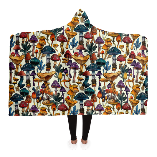 Mushroom Magic Light - Hooded blanket