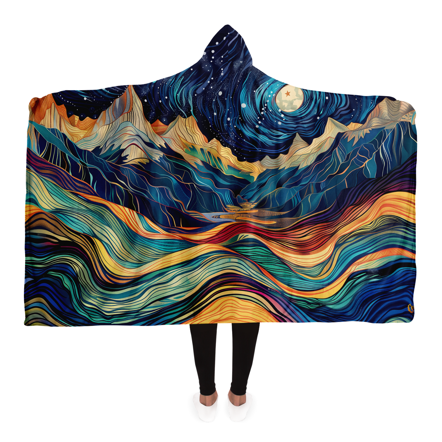 Starry Alpes - Hooded blanket