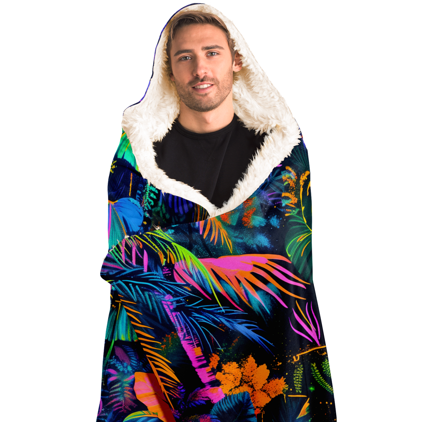 Acid Rainforest - Hooded blanket