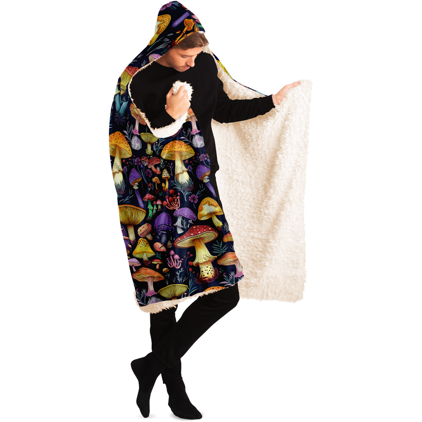 Mushroom Magic - Hooded blanket