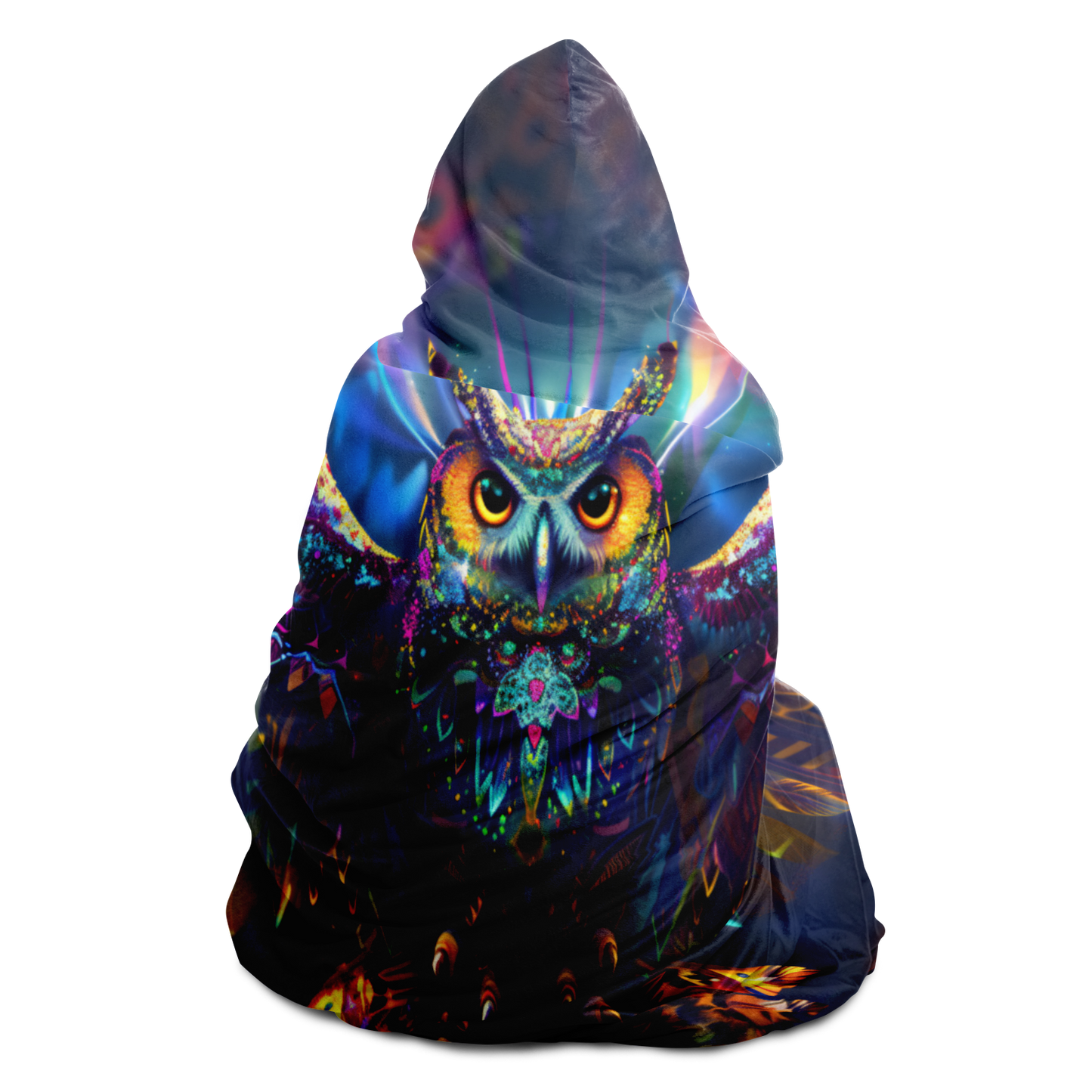 Psycho Owl - Hooded blanket