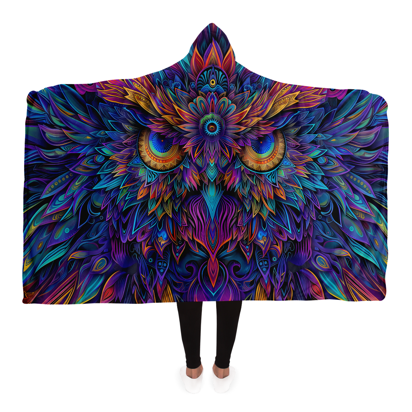 Guardian Owl - Hooded blanket