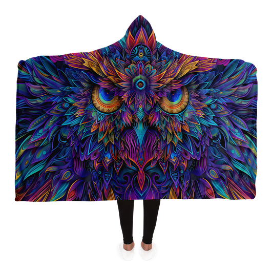 Guardian Owl - Hooded blanket